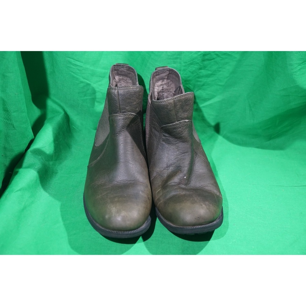 UGG Womens Bonham Ankle Boot lll Brown Leather Pull On Winter Booties Size 9 - Picture 2 of 9